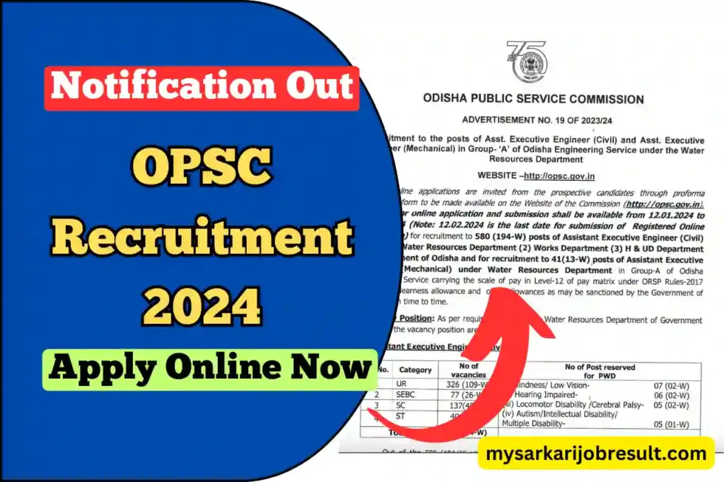 OPSC Recruitment 2024
